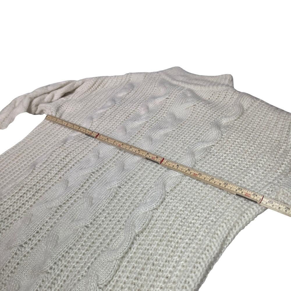 Hellmann's Billy Crystal 1989 Cable Sweater Celebrity Knits Mayo Large Wool - Picture 7 of 8